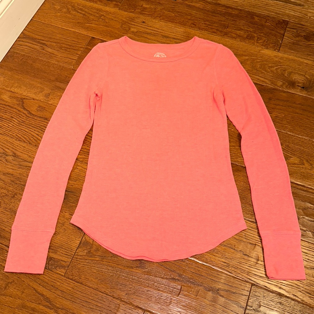 Neon pink so perfect thermal shirt like new